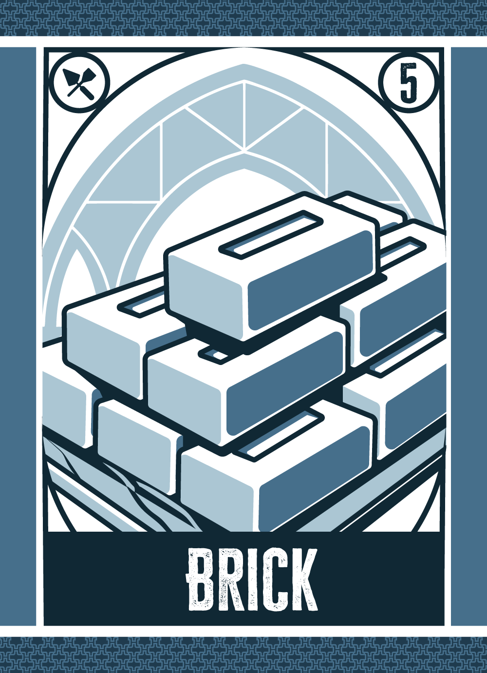 Brick card