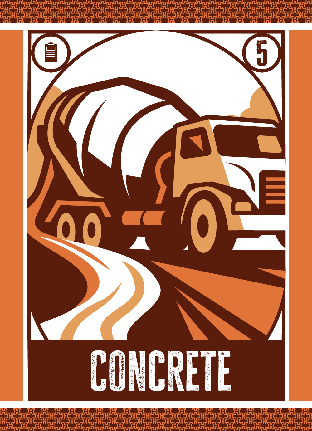 Concrete card